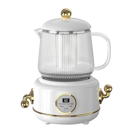 Rustfrit stål glas multifunktionel mini elkedel vandvarmer til hjemmekontor 220V