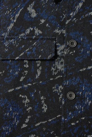 COS Luźna Koszula Wierzchnia Z Wełną in Niebieski