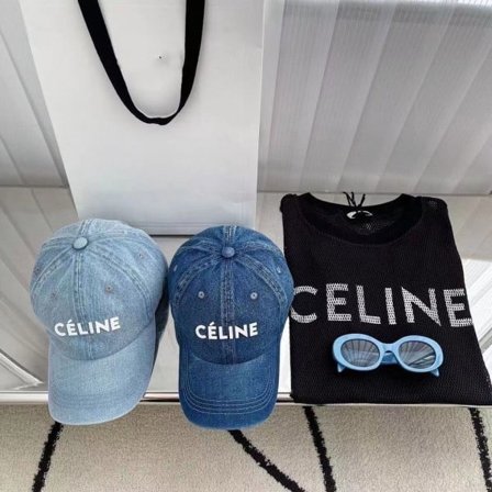 Ny seilermote Denim Andunge Tung Hatt Vasket Bokstav Baseball Caps Mote Koreansk Allsidig Stjerne Samme Motehatt style2 Celine