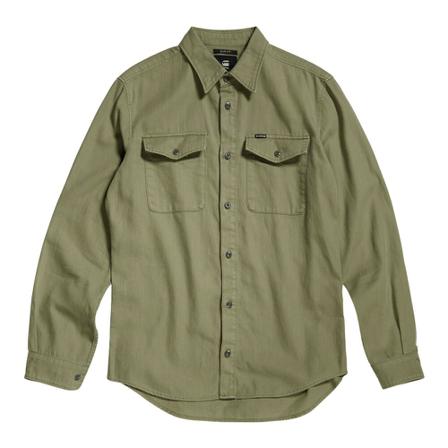 G-star Slim Shirt , Groen , Heren , Maat: L