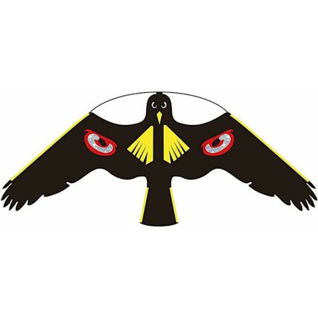 Haukka lentävä linnunpelätin pitää linnut poissa pihaltasi ja puutarhastasi