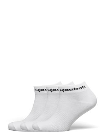 Active Core Ankle Socks 3 Pairs White Reebok Performance