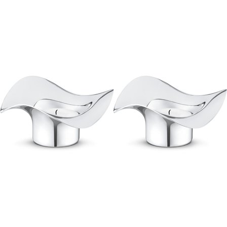 Georg jensen Cobra Fyrfadsstage, 2 stk. - Stål | KitchenOne