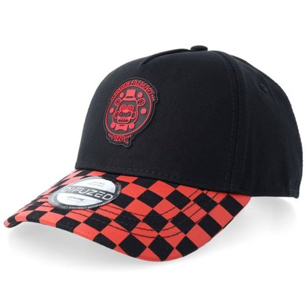 Difuzed - Svart adjustable Keps - Five Nights At Freddy's A-frame Black/Red Adjustable @ Hatstore