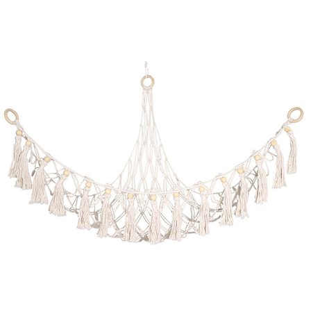 Vevd leketøy Hengekøye Kvast Barnerom Mykdyr leketøy Oppbevaring Hengekøye Nett