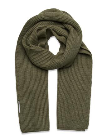 Mschgaline Rachelle Scarf Accessories Scarves Winter Scarves Khaki Green MOSS COPENHAGEN