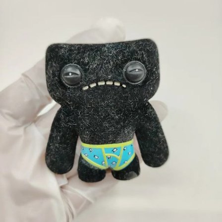 Original Fuggler Figur Ugly Monster Tooth Wide Eyed Weirdo Grin Screech V3 Pendant Collection Model Legetøj Børn Bedste fødselsdagsgave