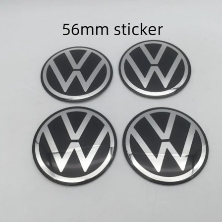 4 stk Nye Sorte 56mm Bil Emblem Felg Nav Senter Kopp Merke Deksel Klistremerke Dekal Styling Tilbehør