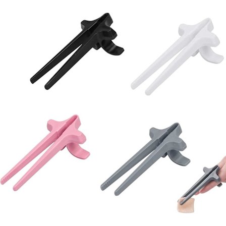 4 stk. Fingerpinner, Fingerpinner i plast, Gjenbrukbare Snackpinner Pinsett Tenger Matklyper for Spillere Hjemme Gadgets