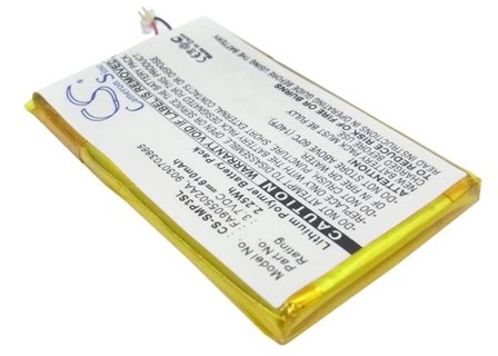 Batteri till Mediaspelare för Samsung YP-P3, YP-P3CB/XSH, YP-P3JEB/XAA m.fl.