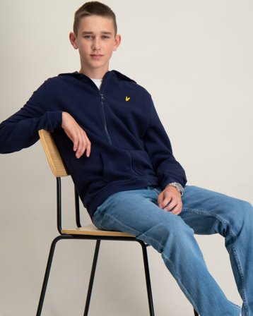 Lyle & Scott Zip Through Hoodie Sininen Hupparit/Hoodie Pojat - Kids Brand Store
