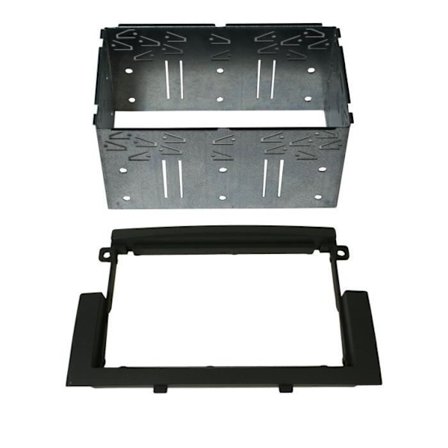 Dubbel DIN bilradioadapter - AUTOLEADS - Mitsubishi Colt - Svart - Metallbur - 2005-2008