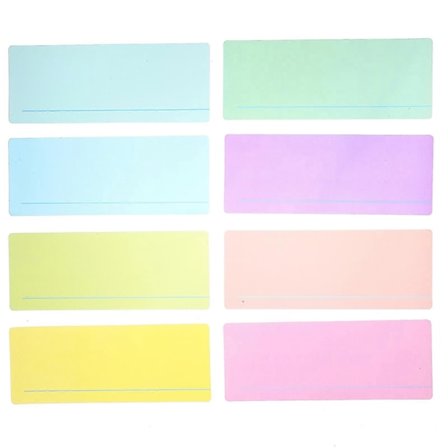 8 stk. Leseguide Strips for Barn Guided Reading Strips Lesestripe Klare Overlegg Bokmerke