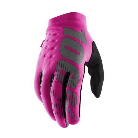 Crosshandschuhe 100% Brisker Damen Neon-Pink M