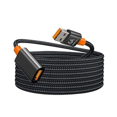 USB-forlengelseskabel USB 3.0 Forlengelseskabel Hann til Hunn Dataoverføringskabel