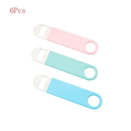 6 Flat Bottle Openers, Beer Bottle Opener, Bar Accessories