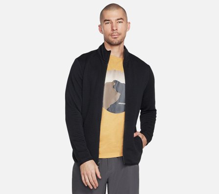 Skechers, Hoodless Hoodie Ottoman Jacket, S, Herre