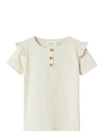 Nmffleura Ss Slim Top Lil Beige Lil'Atelier
