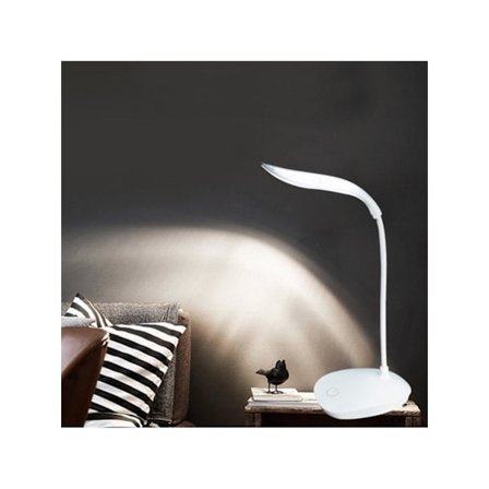 LED Skrivebordslampe, Svanehalslampe, Moderne enkel sammenleggbar øyebeskyttende bordlampe, Bordlamper for romdekor, for kontorrom_TF_TF