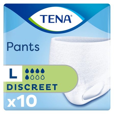Tena Pants Discreet buksebleie L 10 stk