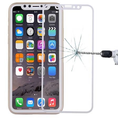 2,5d Skärmskydd I Härdat Glas Till Iphone 11 Pro/x/xs - Vit