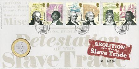 Storbritannien 2007 - Møntbrev med 2 pund mønt