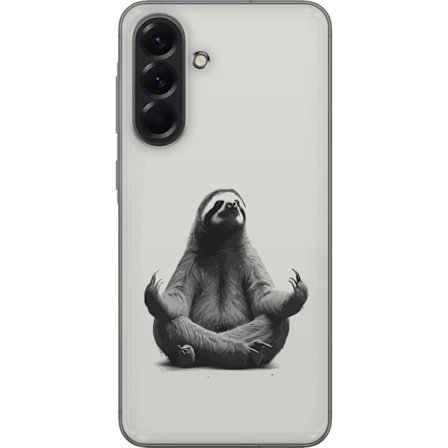 Kompatibel Mobilcover til Samsung Galaxy A56 Afslappet dovendyr i meditation, sød fredelig design der spreder rolig energi med humoristisk charme og h