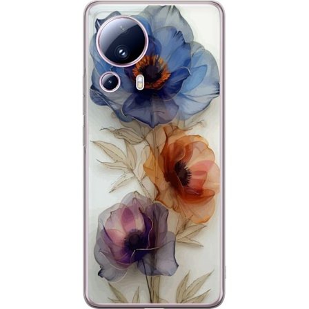 Mobilskal till Xiaomi 13 Lite med Silkesblommor