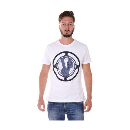 Versace Jeans Couture Short Sleeve T-shirt Hvid, Herre
