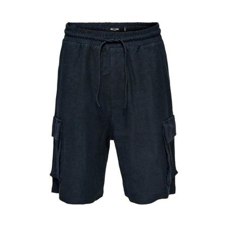 Only & Sons, Shorts Blauw, Heren, Maat:S