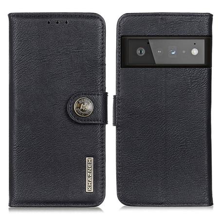 Google Pixel 6 Pro KHAZNEH Plånboksfodral - Svart Svart