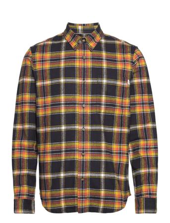 Ls Heavy Flannel Plaid Shirt Skjorta Casual Multi/mönstrad Timberland