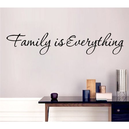 “Family is Everything” vinyl vägg klistermärken