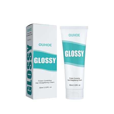 Ouhoe Protein Hårutslätningskräm Reparerar Skadat Och Torrt Hår Utan Att Räta Ut Och Styla Hår Mjukgörare