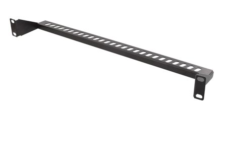Deltaco Cable support for 19" mounting, 1U, black