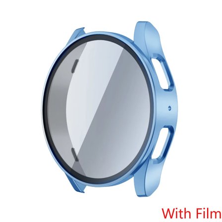 Härdat Glas+Skal för Samsung Galaxy Watch 7 44mm 40mm Skärmskydd Allround Stötfångarskal för Galaxy Watch 7FE 40 44mm