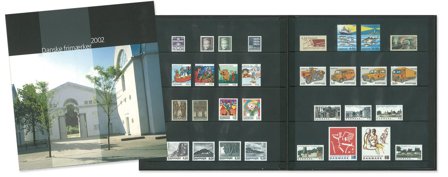 Danmark - Årsmappe 2002 del 1. uden miniark