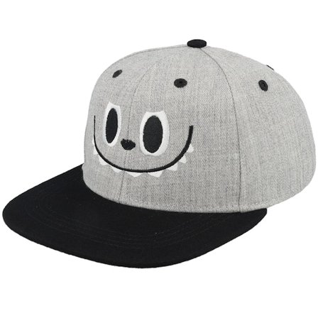 Iconic - Grau Snapback Cap - Kids Little Monster Heather Grey/Black Snapback @ Hatstore