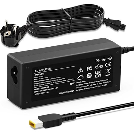 Laturi Lenovo ThinkPad T430 T440 T450 T460 T470 X270 20V 2.25A 45W virtalähde