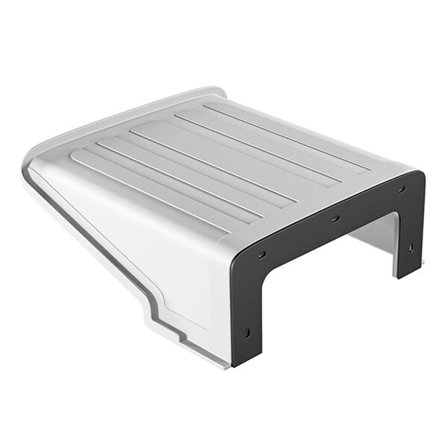 Sol- och regnskydd till utomhuskamera - Vit