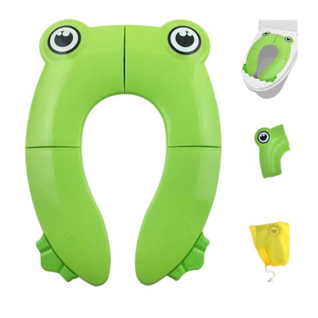 Taitettava potalla istuin, wc-istuin, kannettava potalla matkustaa taapero wc-istuin tyynyjä vauva lapsille