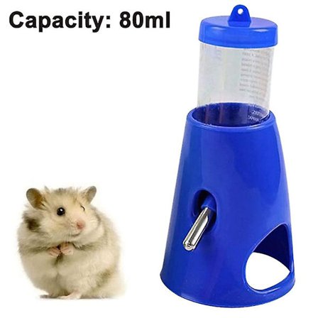 80ml 2-i-1 Vattenflaska med Bas Levande Dricksfontän - Mörkblå