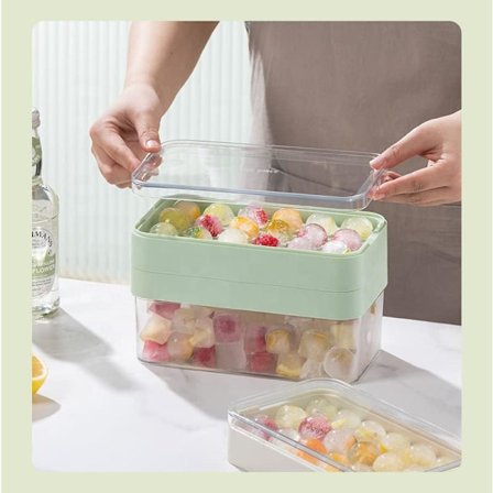 Silikone isform, genanvendelig isform, isbakke, til whiskycocktails og andre drikkevarer