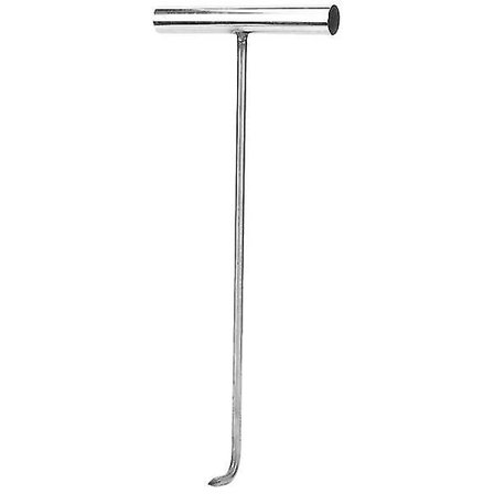 Brønddækskrog Rustfrit Stål Trækkrog Rullegitterkrog T-Form Krog Løfteværktøj