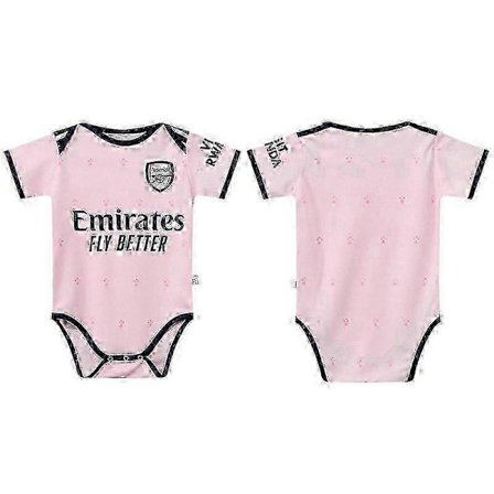 2022-2023 Unik Fotbollströja för Småbarn Kortärmad Jumpsuit 6-18 Månader