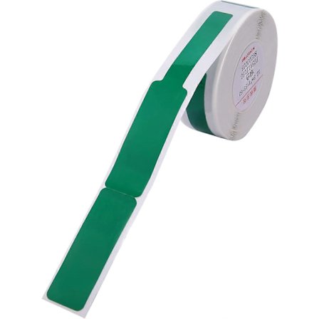 Värmeöverförings Etikett för Etikettprinter B18 Streckkod Pris Storlek Namn Blanka Etiketter Vattentät Rivbeständig 14x120mm 55 Ark/Rulle