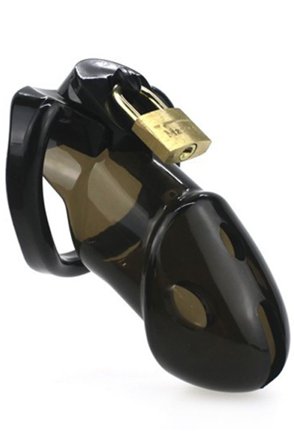 Rikers Locking Chastity Device Black - Woome.pl