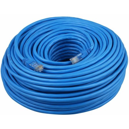 Platt Cat6 Ethernet RJ45 Platt Ethernet Nätverkskabel 100M/1000Mbps Grossist 5M till 50Ml Längd: 50M Cat6