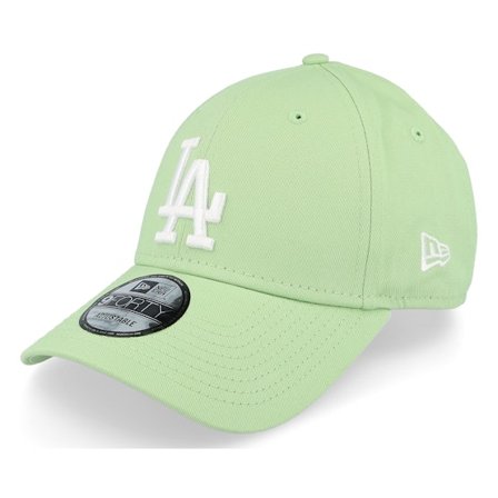 New Era - MLB Vert adjustable Casquette - Los Angeles Dodgers League Essential 9FORTY Green/White Adjustable @ Hatstore