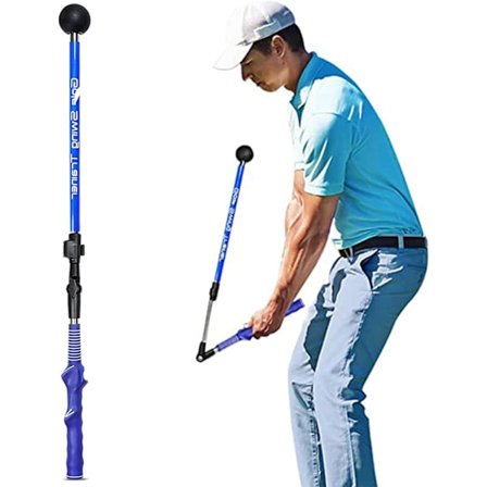 1 kpl Taitettava golf-swing-harjoittelulaite, golf-swing-asennonkorjain Taitettava toimintakorjain Teleskooppinen swing-tikku Golf-harjoittelu